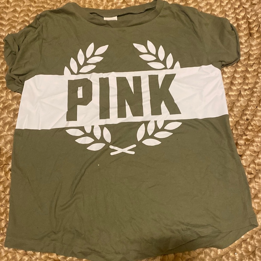 Green {Pink} tee shirt